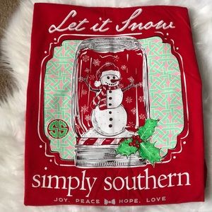 Women's Simply Southern Long Sleeved Holiday Tee